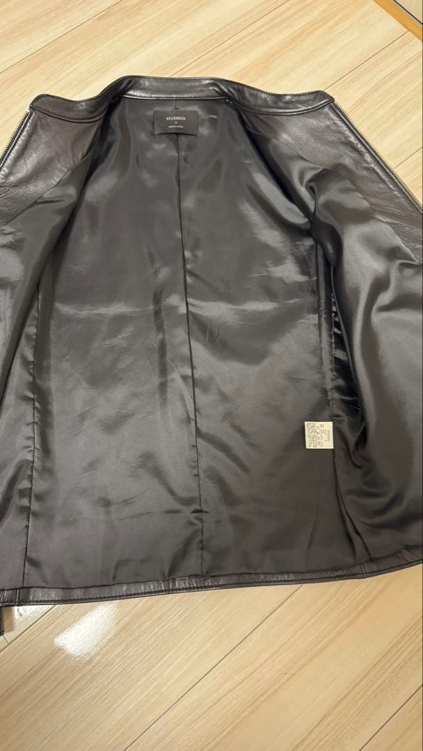 美品　STUDIOUS ラムレザージャケット　サイズ3 ブラック