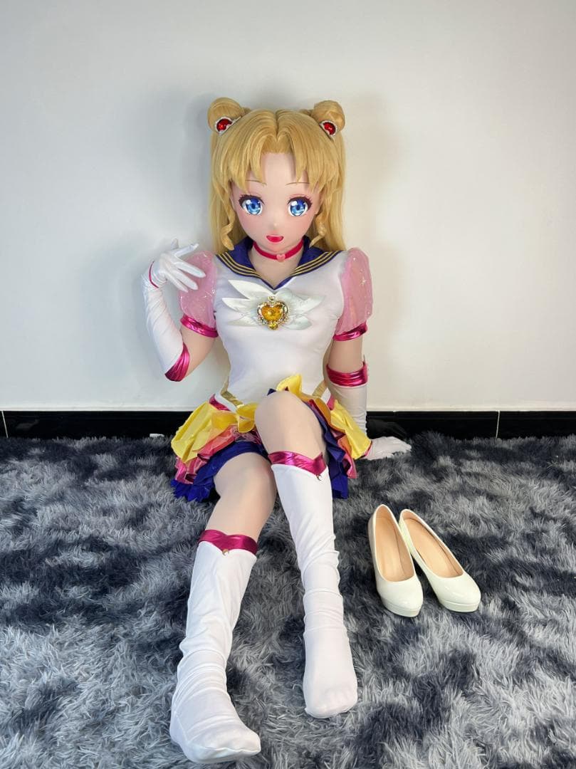 衣装付全頭面　着ぐるみ　マスク  コスプレ　コスチューム 　キグルミ