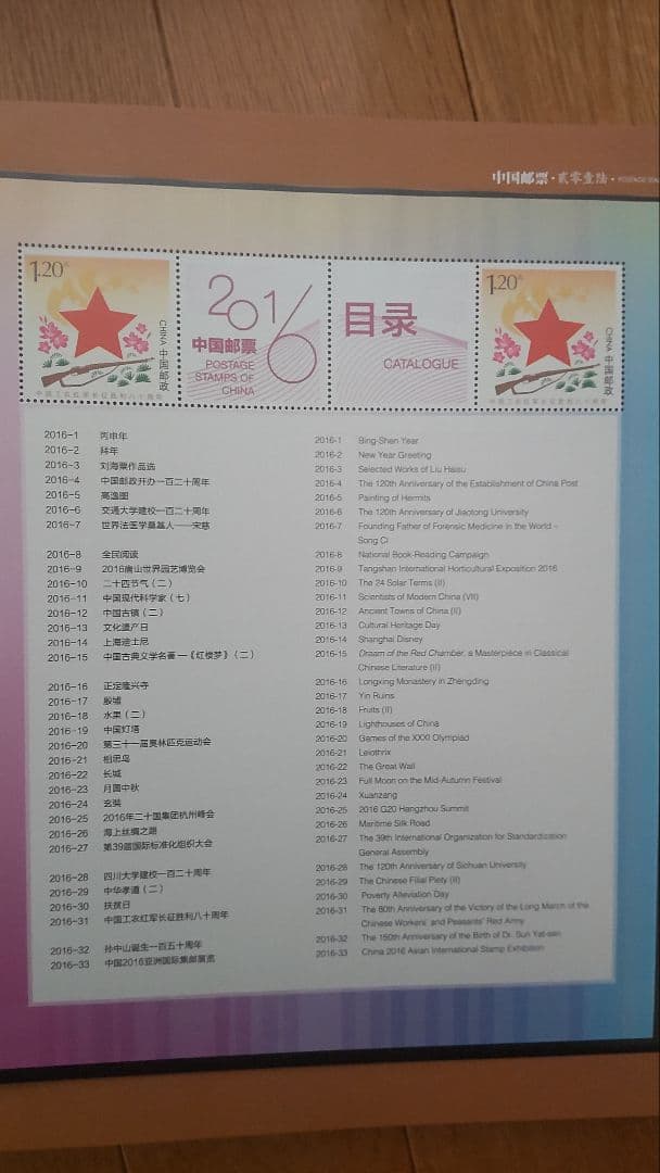 中国の切手帳　5冊