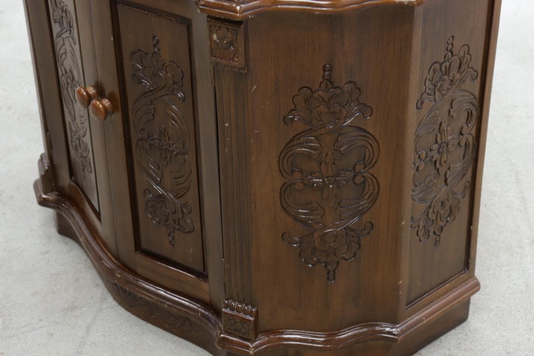 ヴィンテージ クラシカル コンソール デスク テーブル キャビネット 展示台