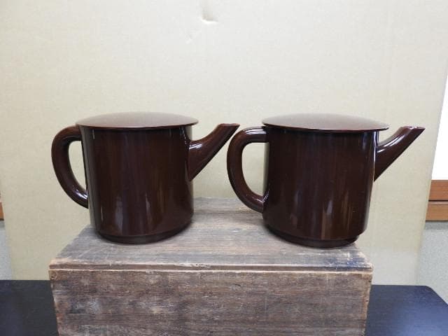 木村表斎　湯次一対　共箱　MA426