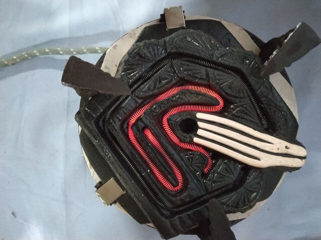 炭型電熱器 100V-600W～300W 置炉．炉用　野々田商店　茶道具