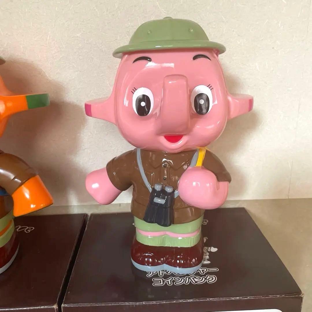 【新品】昭和レトロ レア 佐藤製薬 特大 サトちゃんサトコちゃん 冒険隊 貯金箱