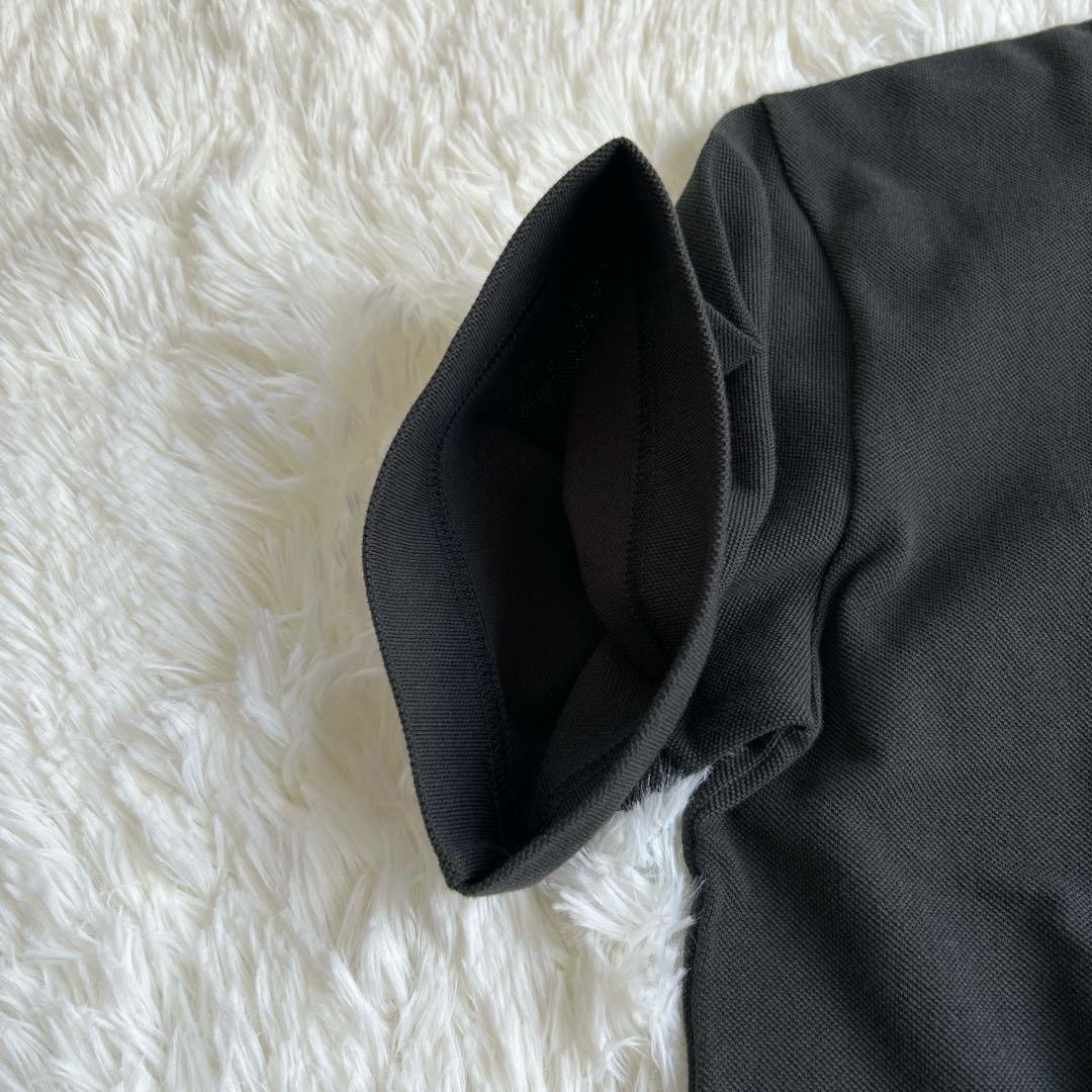 マーガレットハウエル オーガニックコットン ポロシャツ 24ss ブラック II