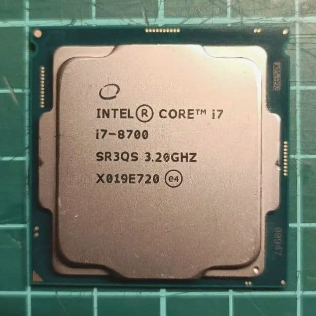 【ジャンク】 Intel Core i7-8700 デスクトップ用CPU
