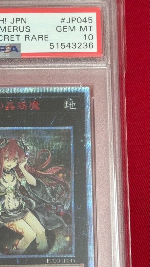 遊戯王 PSA10 アロメロスの虫惑魔 20th