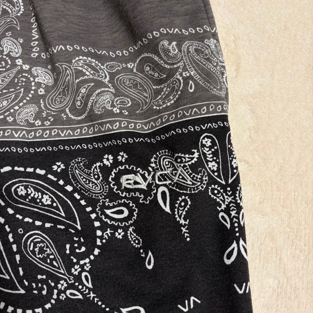 【美品】RVCA ルーカ パーカー セットアップ バンダナ柄 ペイズリー柄