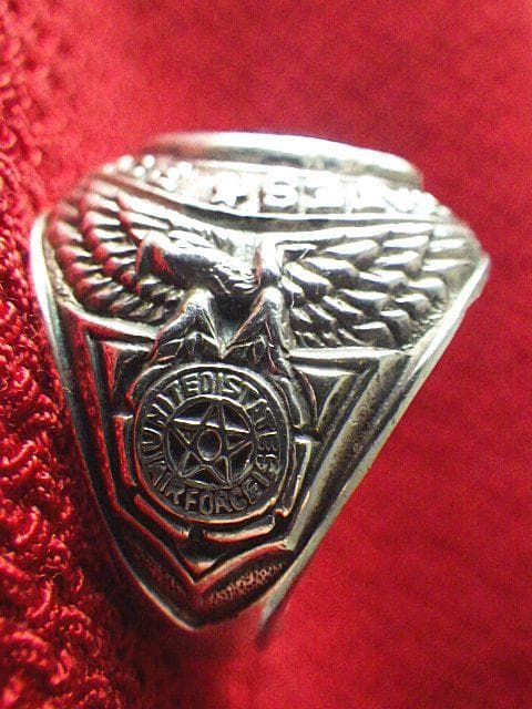 激レア【1940年代頃】USAF シルバー製 ヴィンテージ ミリタリーリング