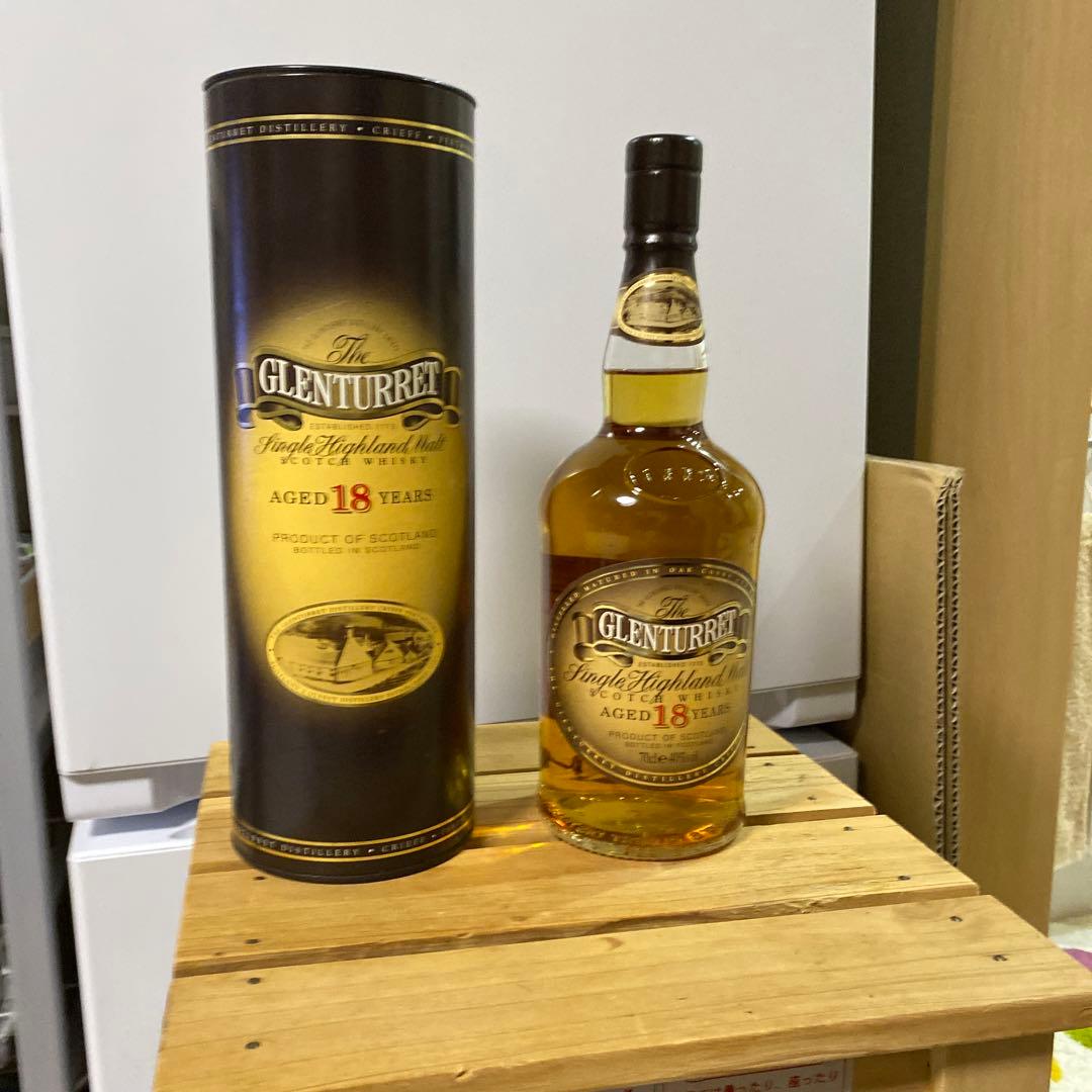 スコッチウィスキー　グレンタレット18年オールドボトル