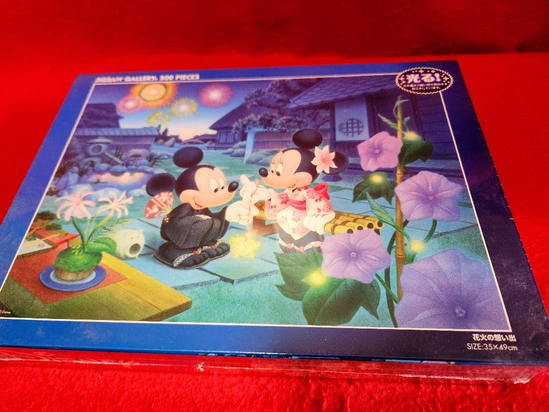 ディズニー　５００ピース　ジグソーパズル　花火の思い出　ミッキー　ミニー