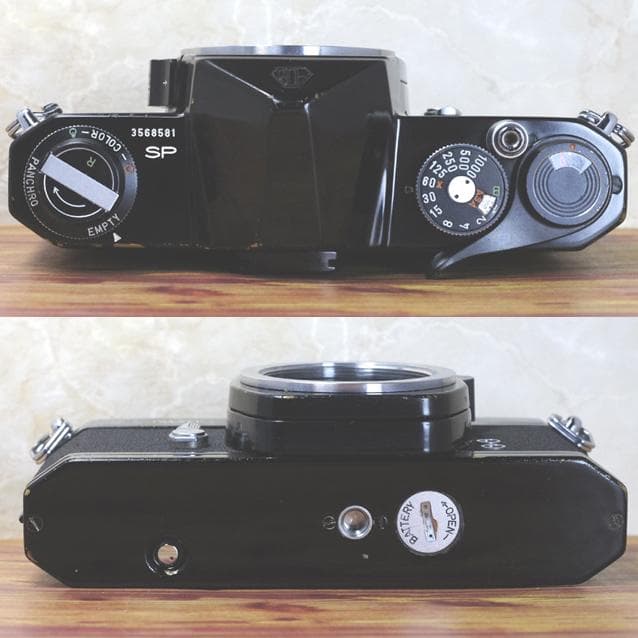 整備済完動品 ペンタックスSP黒＋Super Takumar 55mm f1.8