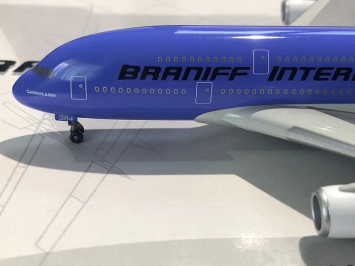 航空機・ヘリコプター 1/400 A380 BRANIFF INTERNATIONAL N384BN