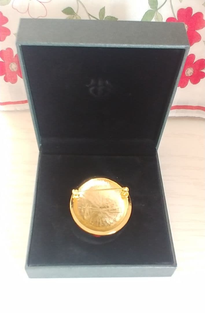 ☆未使用☆ジョジョ展　ジョルノてんとう虫ブローチ