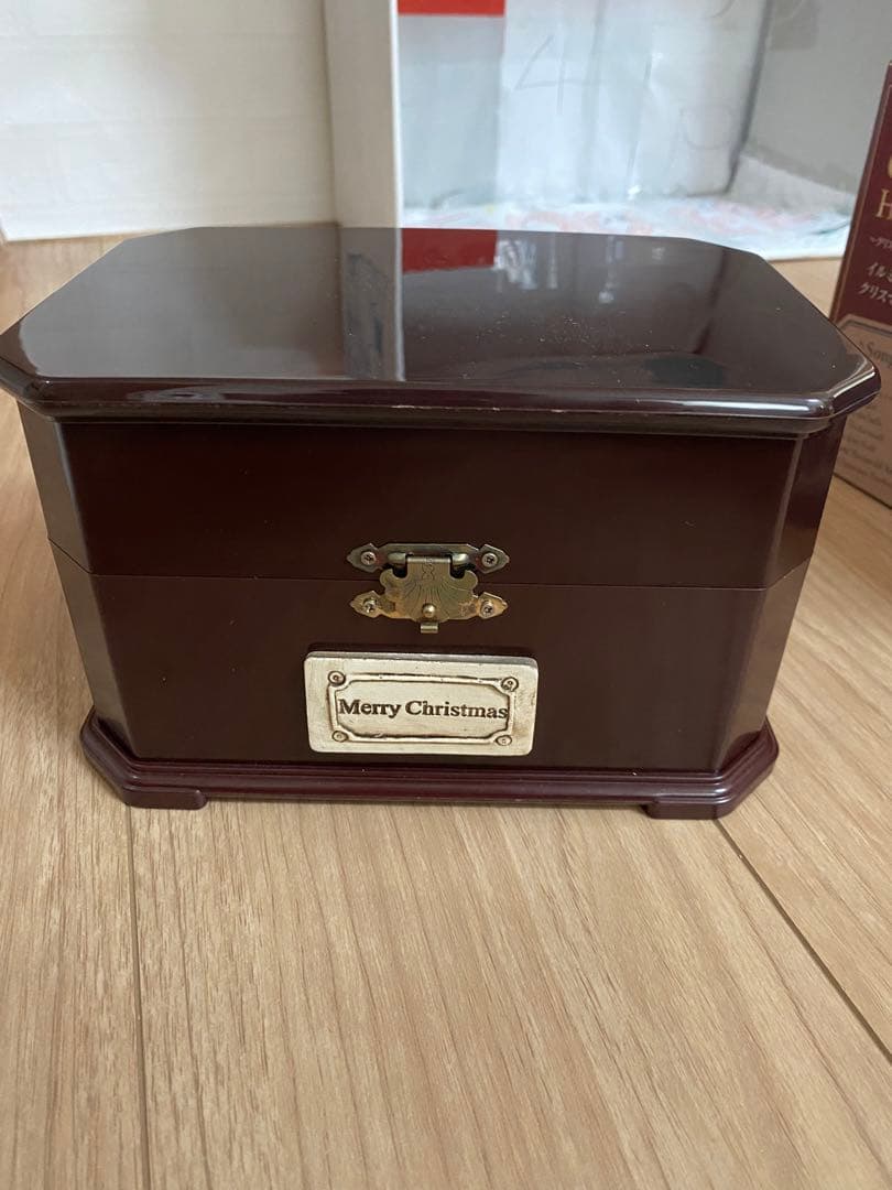 【新品】オルゴール　クリスマスボックス　プレゼント　サンタクロース　クリスマス