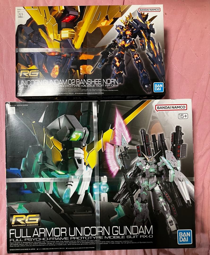 RG バンシィ・ノルン & フルアーマーユニコーンガンダム セット