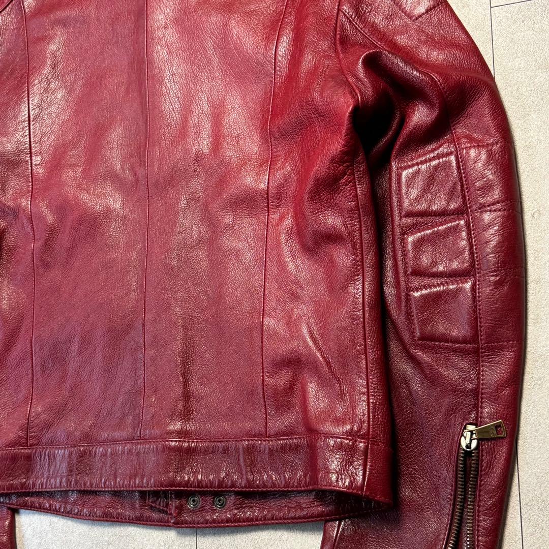 ドルチェ&ガッバーナ リアルレザー シングルライダース ジャケット