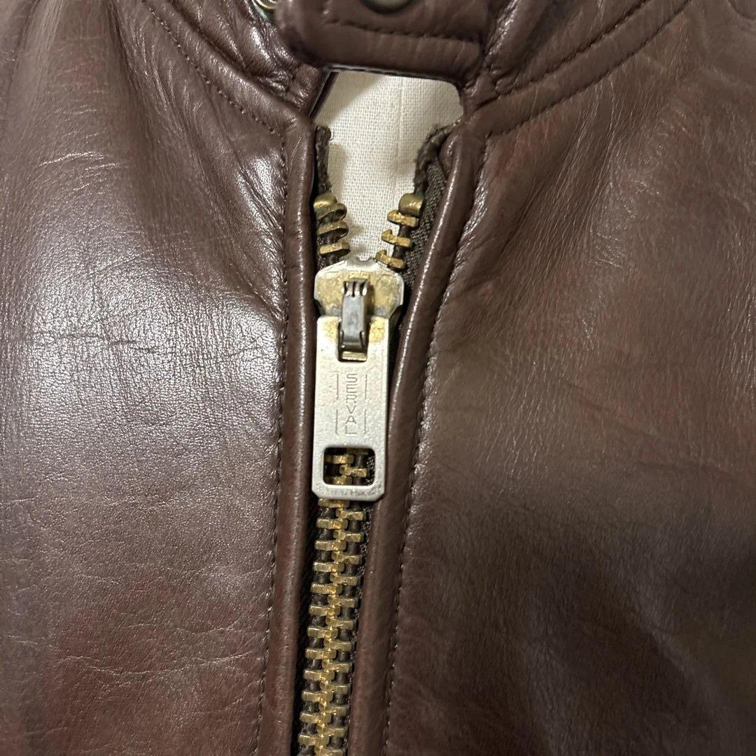 【60'S】FIDELITY USA シングルライダース　革ジャン　皮ジャン