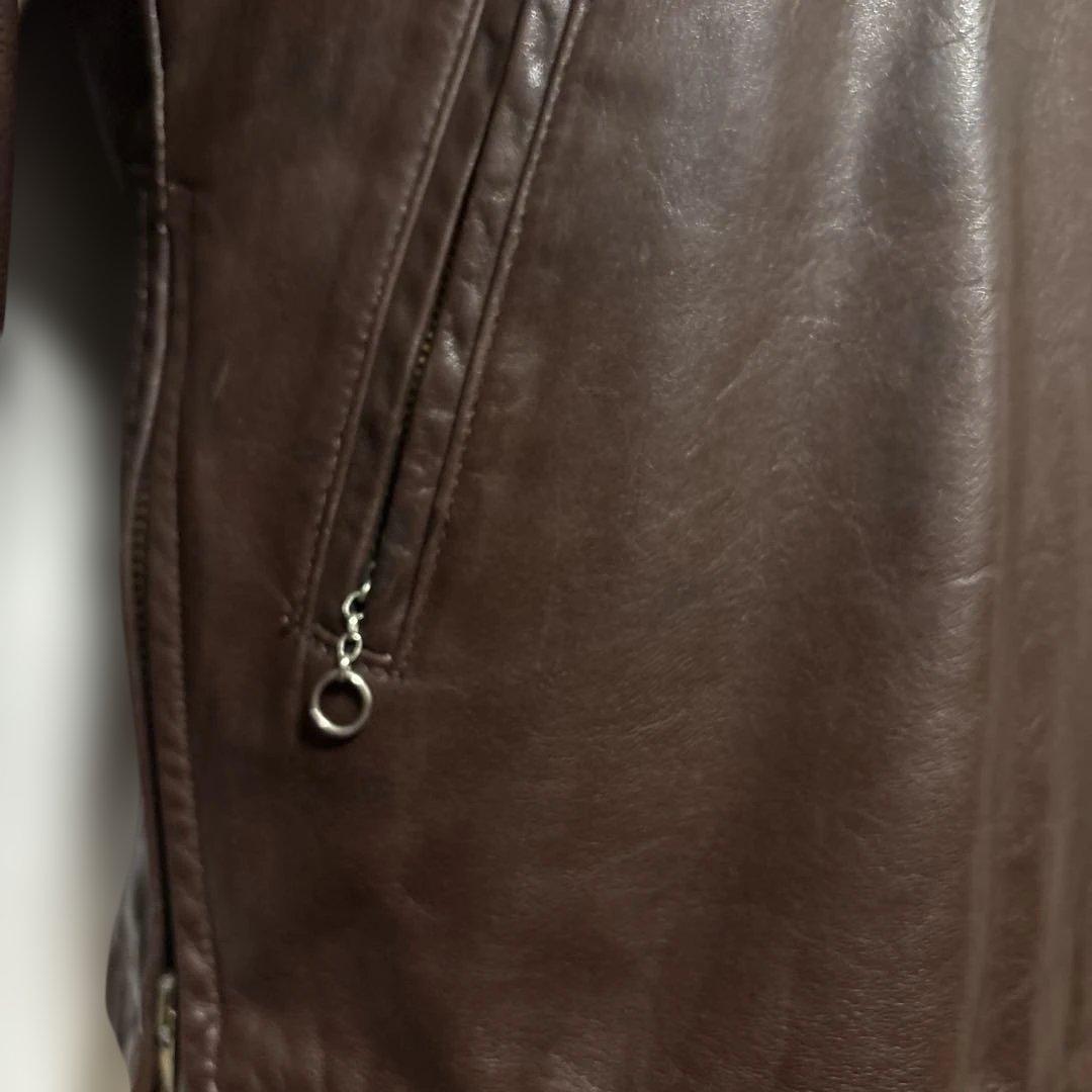 【60'S】FIDELITY USA シングルライダース　革ジャン　皮ジャン