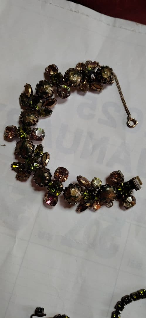 ヴィンテージ、ブレスレット、イヤリング、ネックレスの3点セット