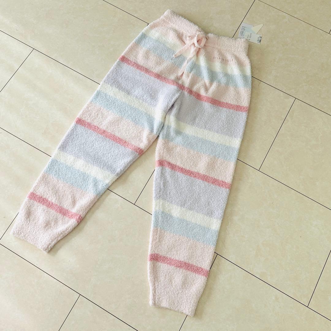 gelato pique ベビモコカラフルボーダー　上下ウェアセット⚠️発送1/6