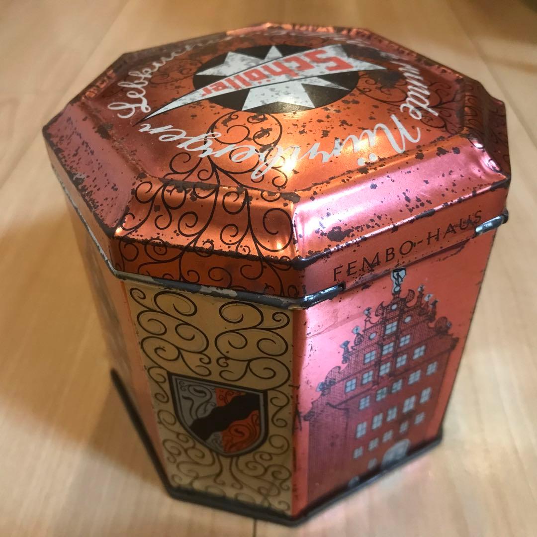 ブリキ缶　ドイツ製　Schöller　ニュルンベルク