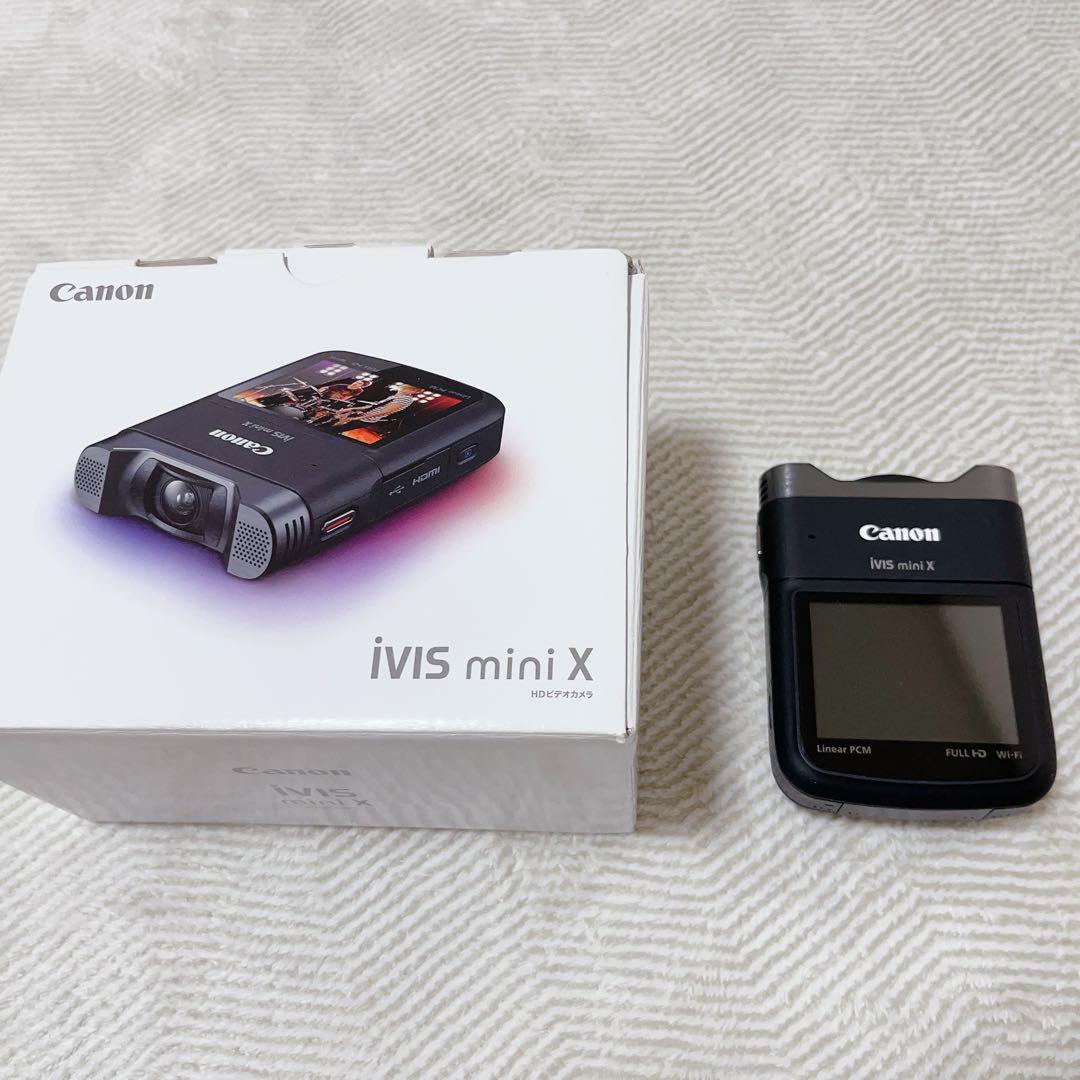 【美品】Canon iVIS mini X 本体+付属品 ビデオカメラ