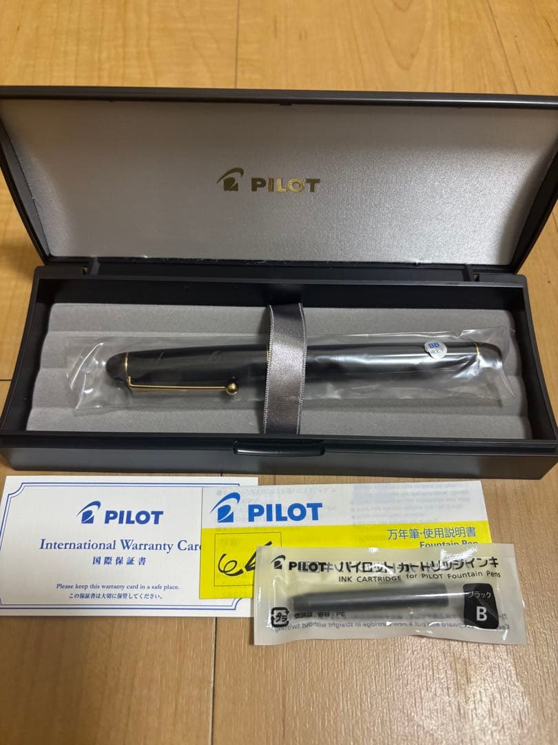 パイロット カスタム 74 万年筆 ブラック BB（極太字）