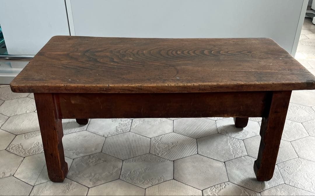 木製座卓 引き出し2つ付き