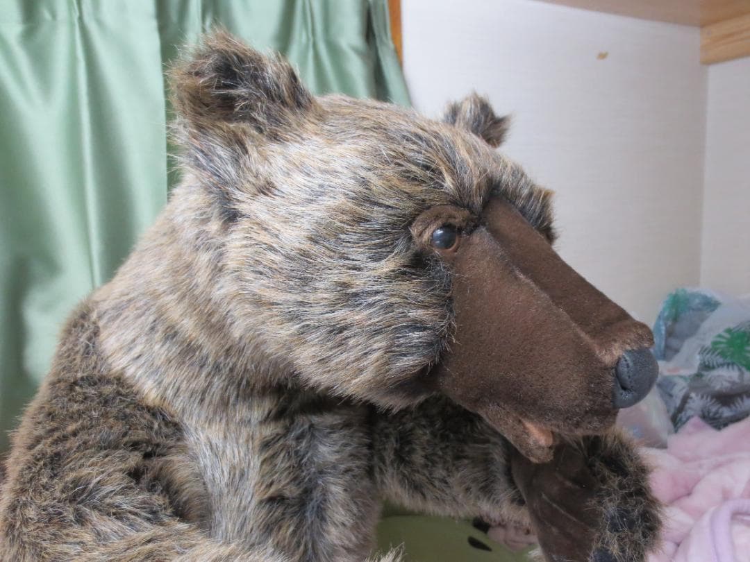 【廃盤】超大型！HANSA　ハンサ　ヒグマぬいぐるみ　85㎝！熊　クマ　正規品