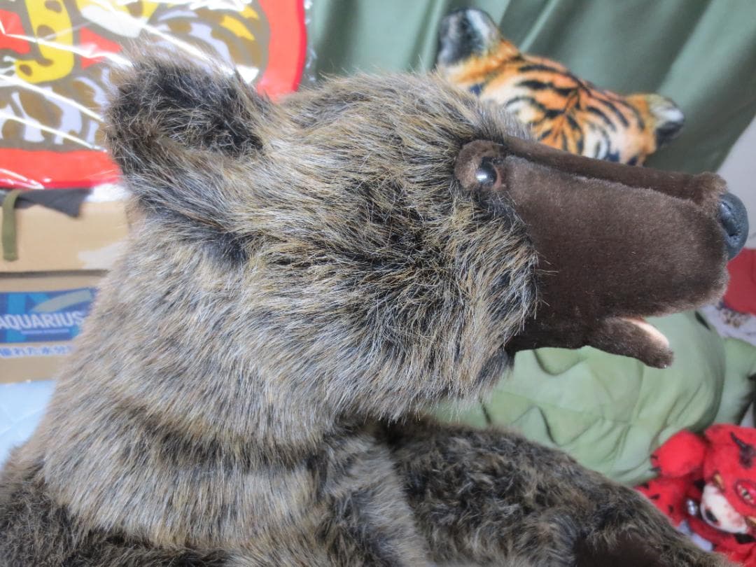 【廃盤】超大型！HANSA　ハンサ　ヒグマぬいぐるみ　85㎝！熊　クマ　正規品