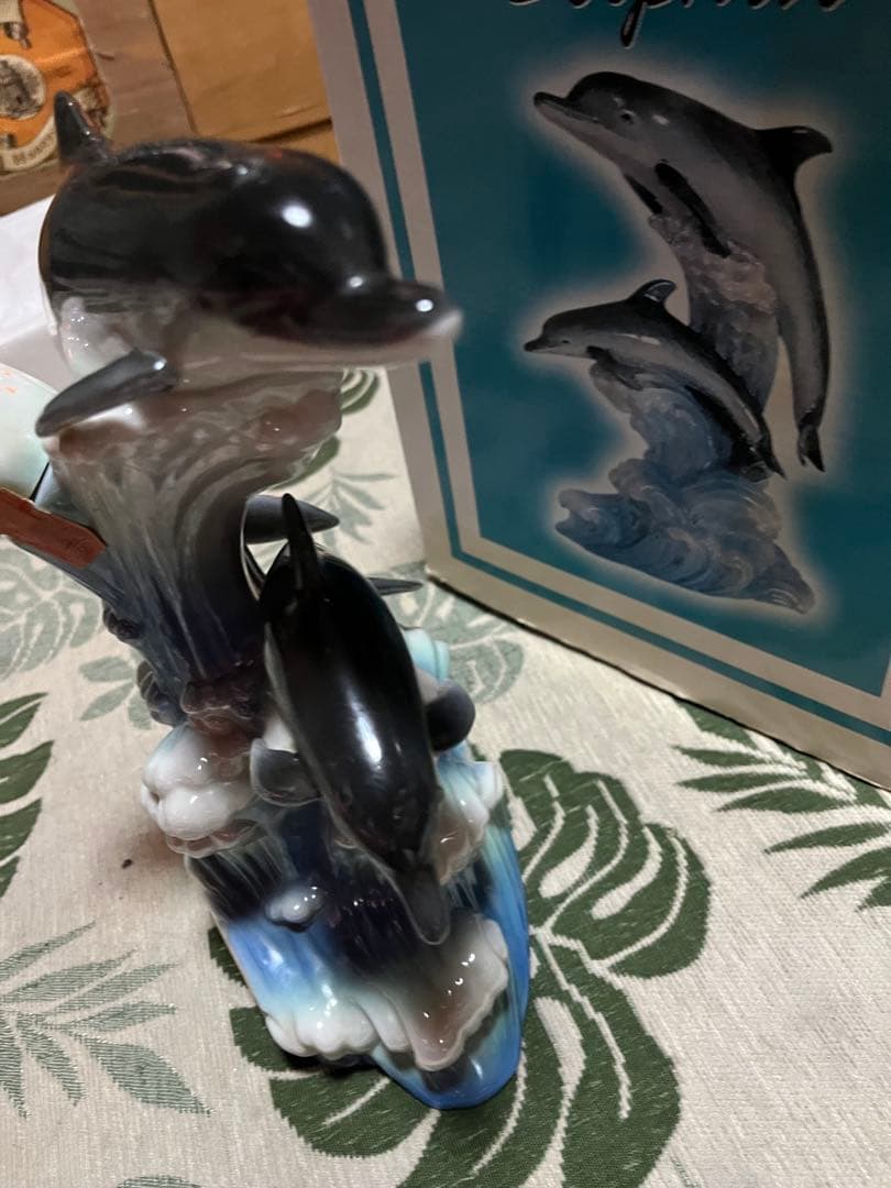 ドルフィン フィギュア 陶器製