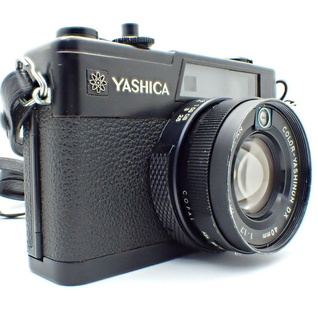 【動作確認済】ヤシカ ELECTRO35 GX ブラック 純正ケース付