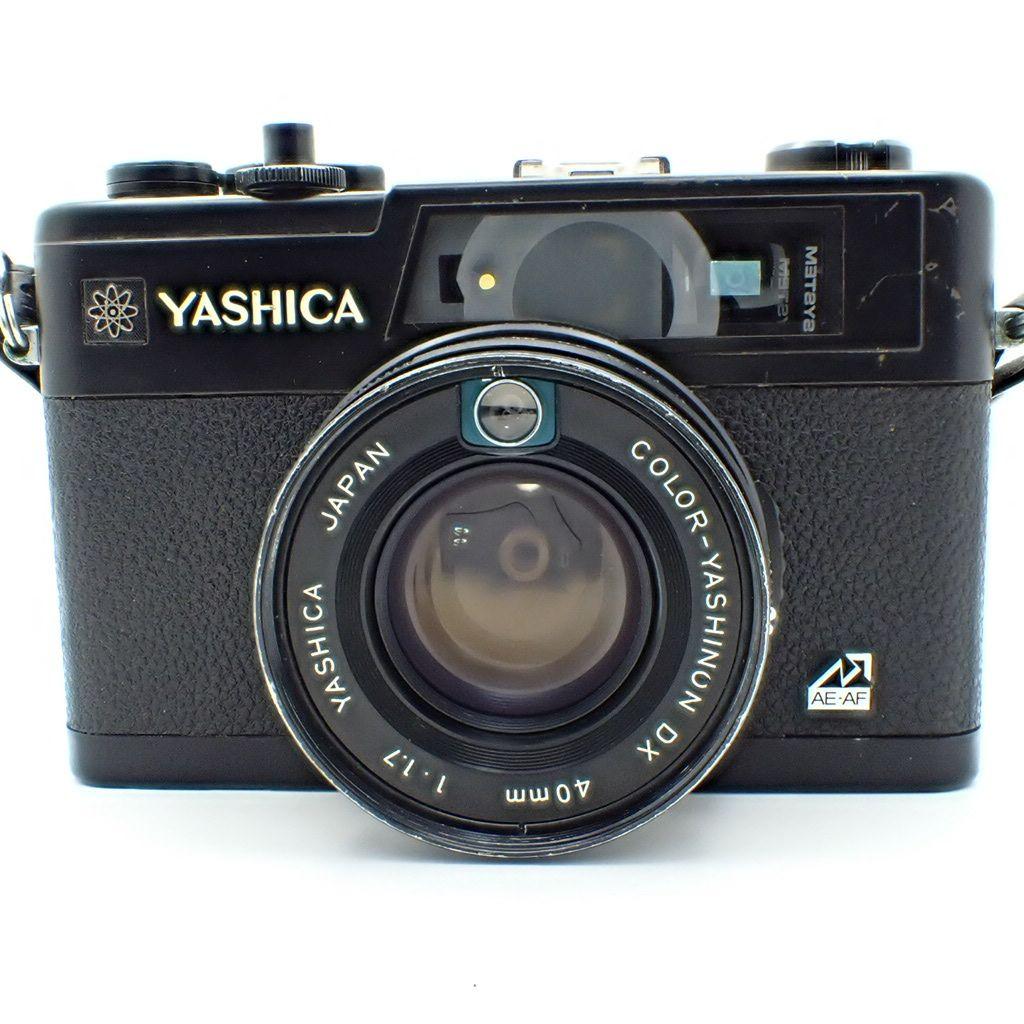 【動作確認済】ヤシカ ELECTRO35 GX ブラック 純正ケース付