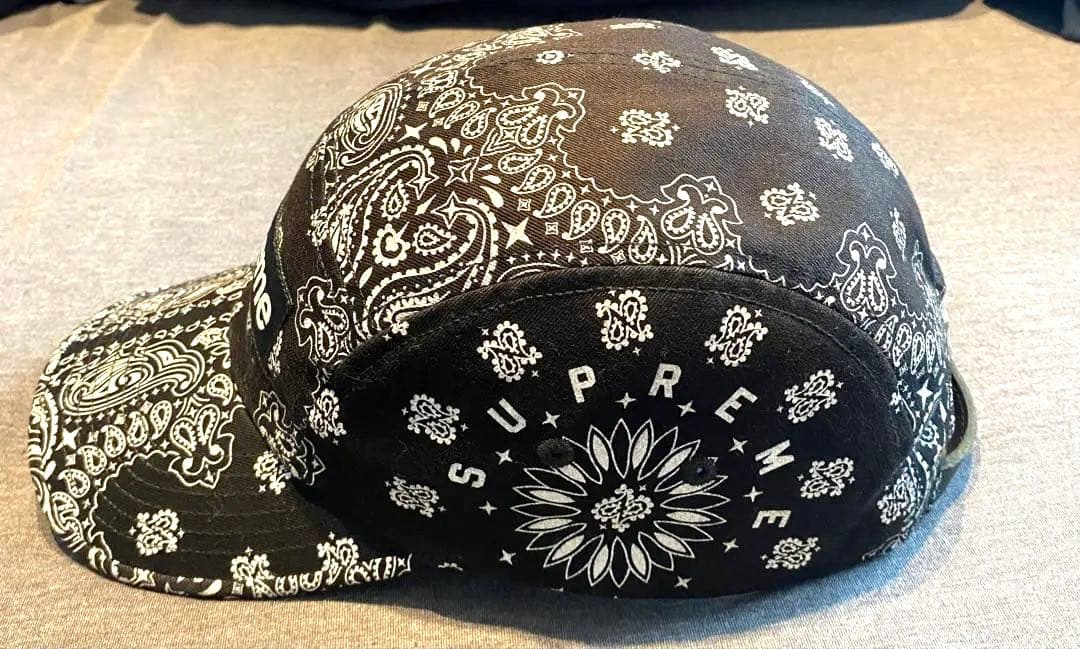 小物 Bandana Camp Cap \"Black\"