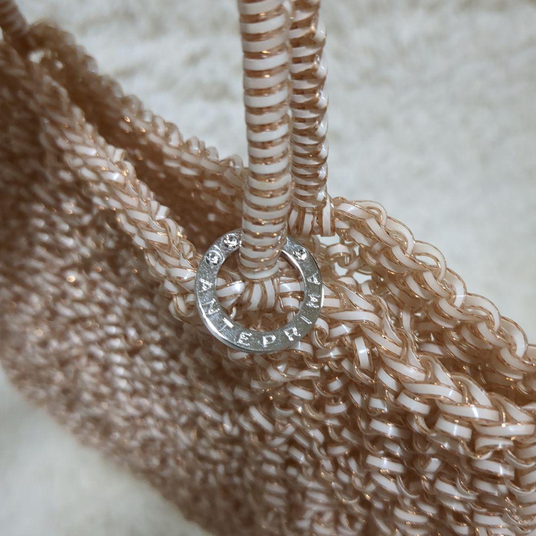 【美品】Anteprima/アンテプリマ/スクエア/ピンクホワイトゴールド