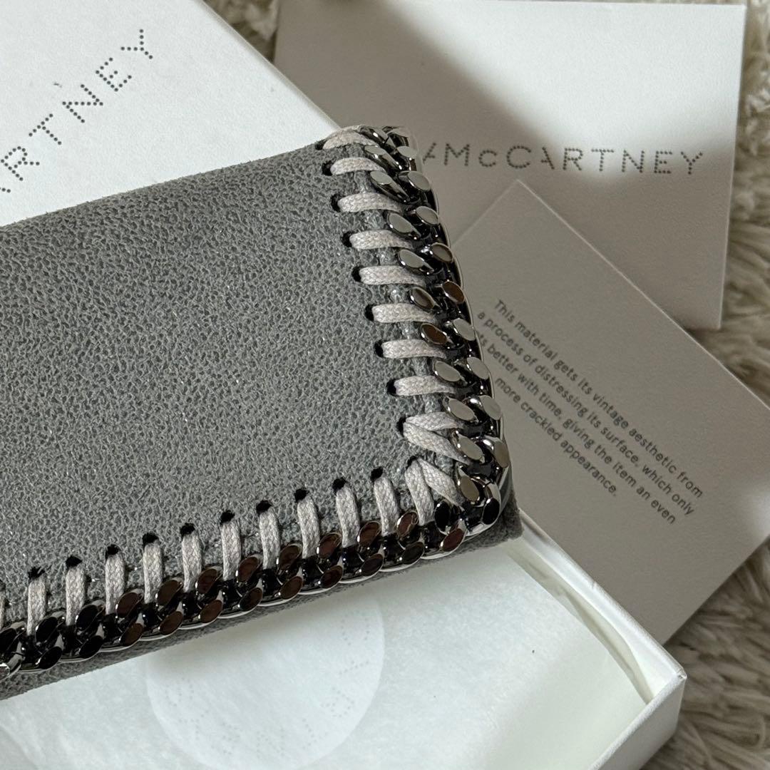 ⭐️新品未使用⭐️　ステラマッカートニー　ファラベラ　三つ折り財布　ライトグレー