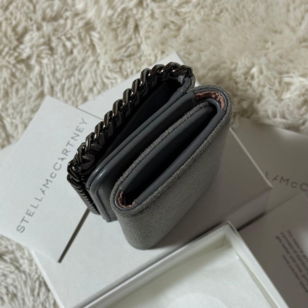 ⭐️新品未使用⭐️　ステラマッカートニー　ファラベラ　三つ折り財布　ライトグレー