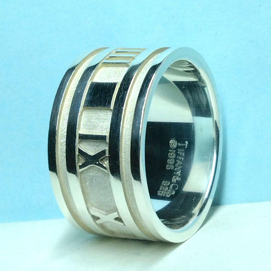 ティファニーアトラスワイドリング　21号　新品仕上げ　ほぼ無傷未使用に近い