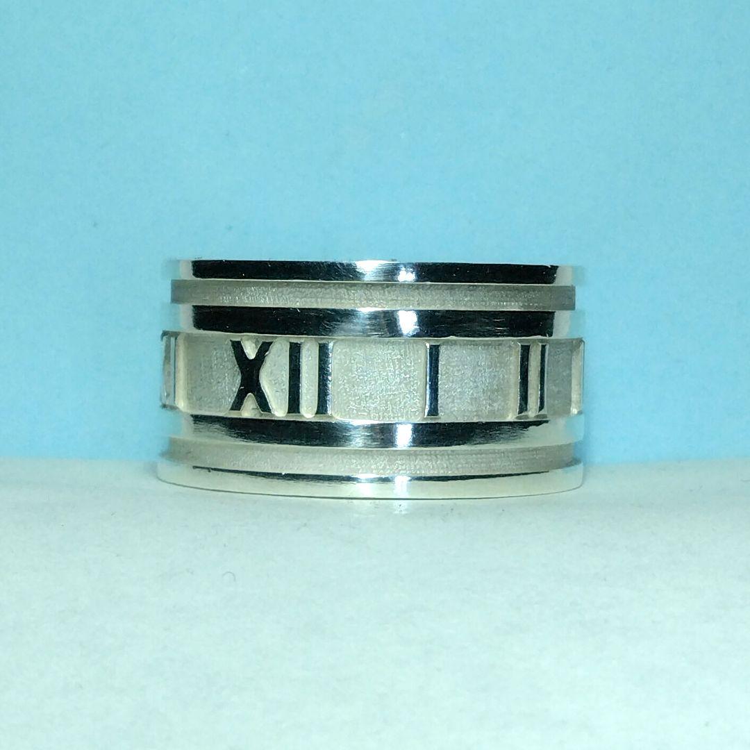 ティファニーアトラスワイドリング　21号　新品仕上げ　ほぼ無傷未使用に近い