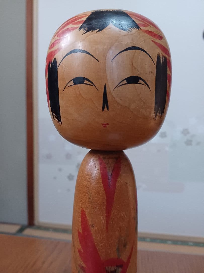 遠刈田系　こけし工人　佐藤文助３９歳の時の作品