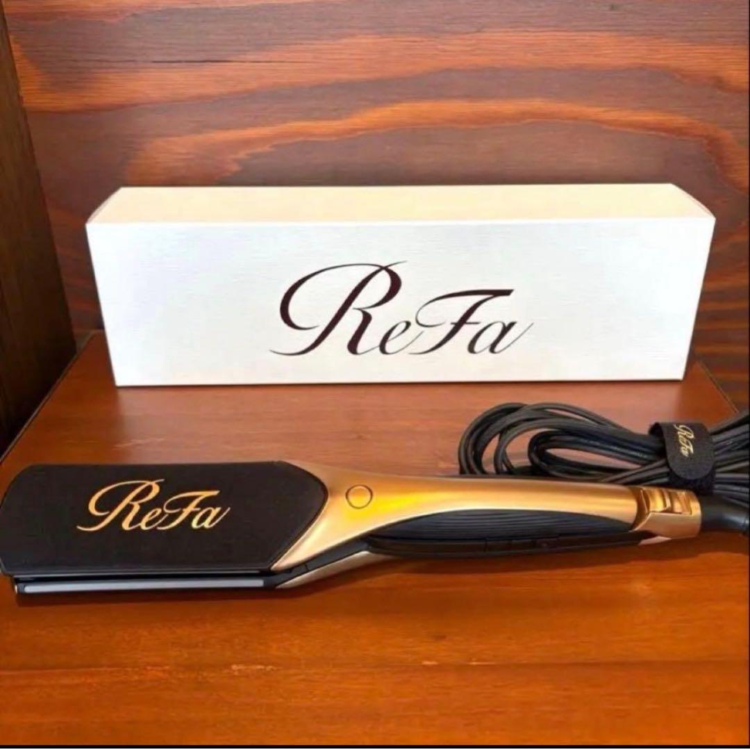 ReFa パワーストレートヘアアイロン サロンモデルブラック/ゴールド
