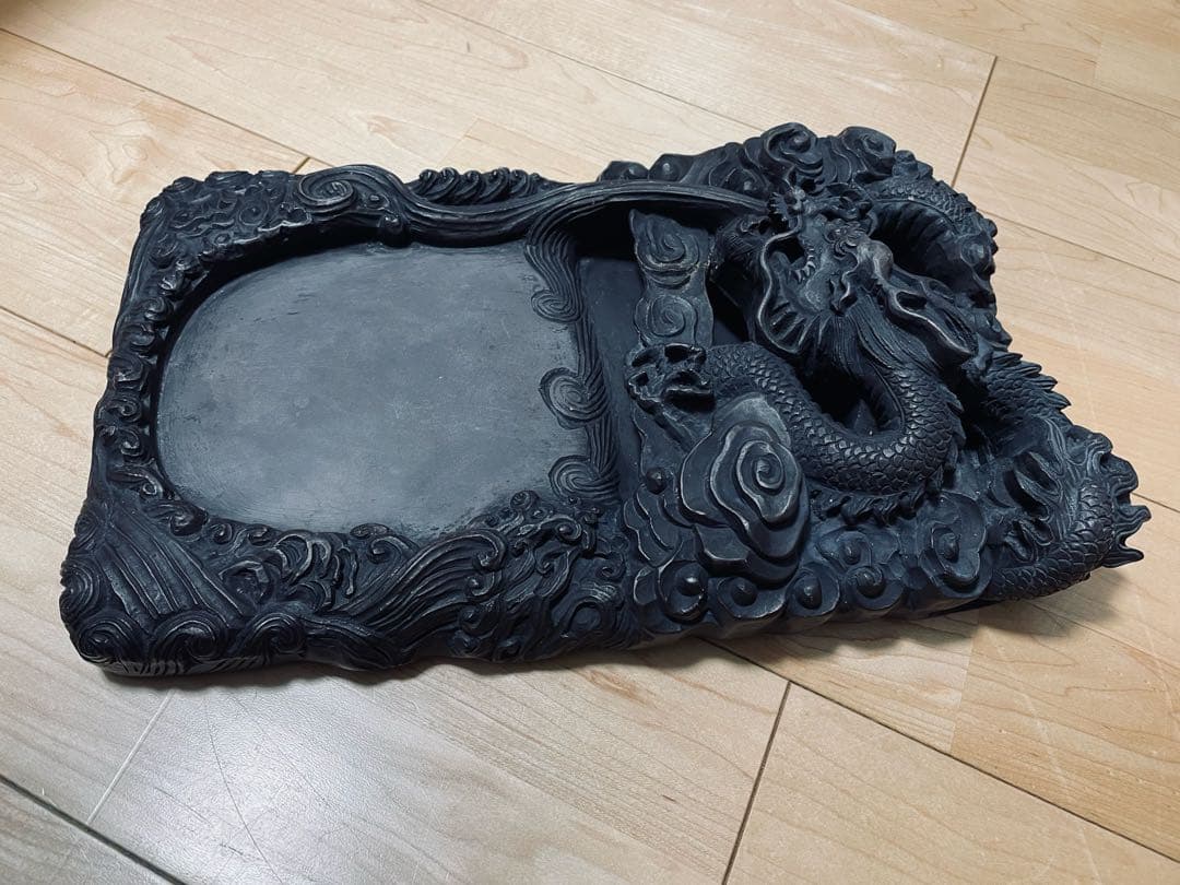雄勝硯　端渓硯　澄泥硯　老坑　唐物　時代物　 龍　古美術