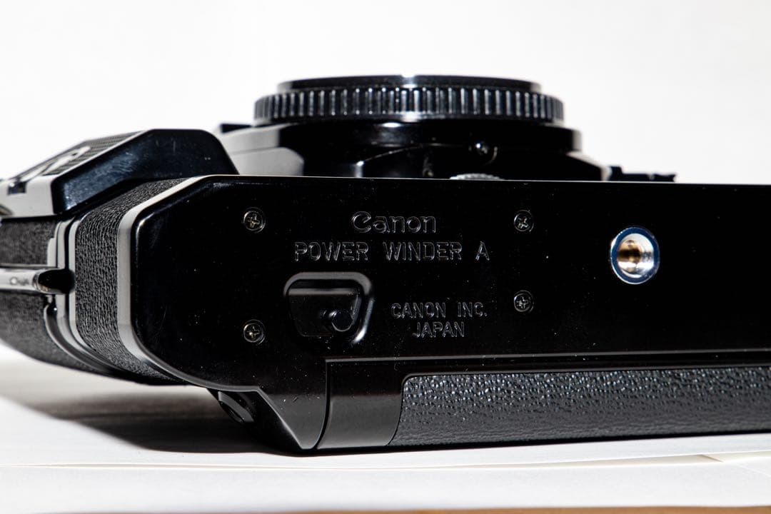 Canon A-1 A1 キャノン　レトロ　フィルムカメラ　パワーワインダー付き