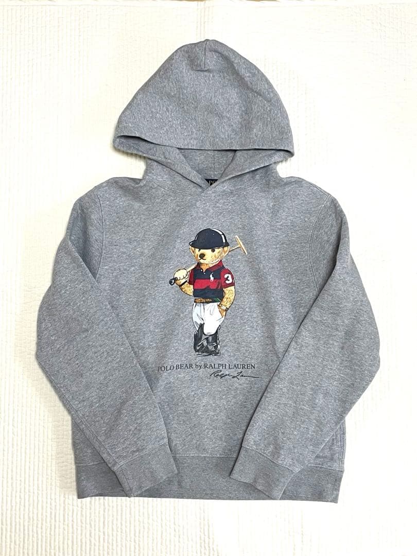 一回着ラルフローレン　ポロベア　裏フリース　パーカー トレーナー