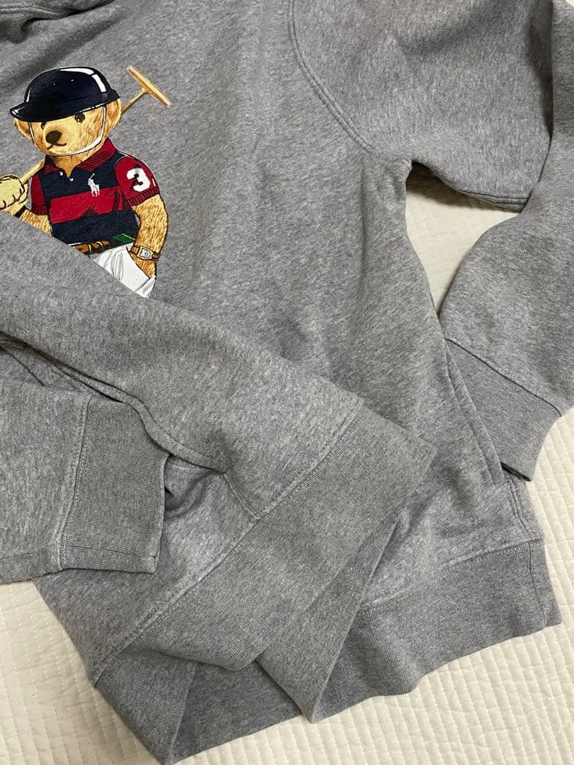 一回着ラルフローレン　ポロベア　裏フリース　パーカー トレーナー