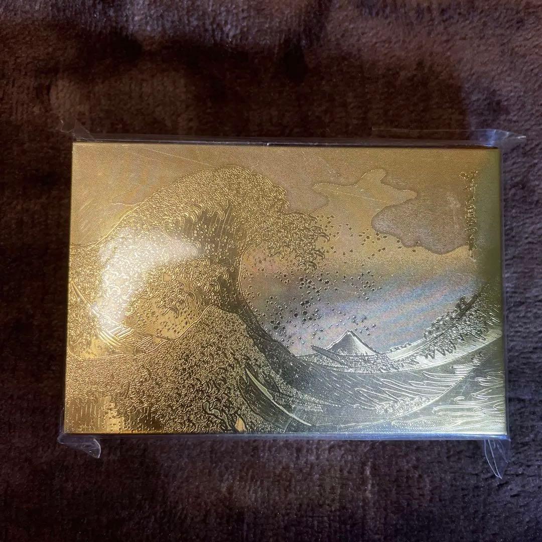 葛飾北斎　富嶽三十六景　ゴールド　トランプ