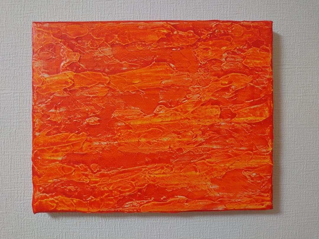 アクリル画　テクスチャーアート　絵　抽象画　1年分(最終50作品以上)