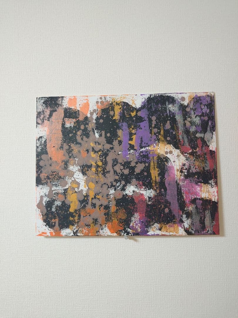 アクリル画　テクスチャーアート　絵　抽象画　1年分(最終50作品以上)