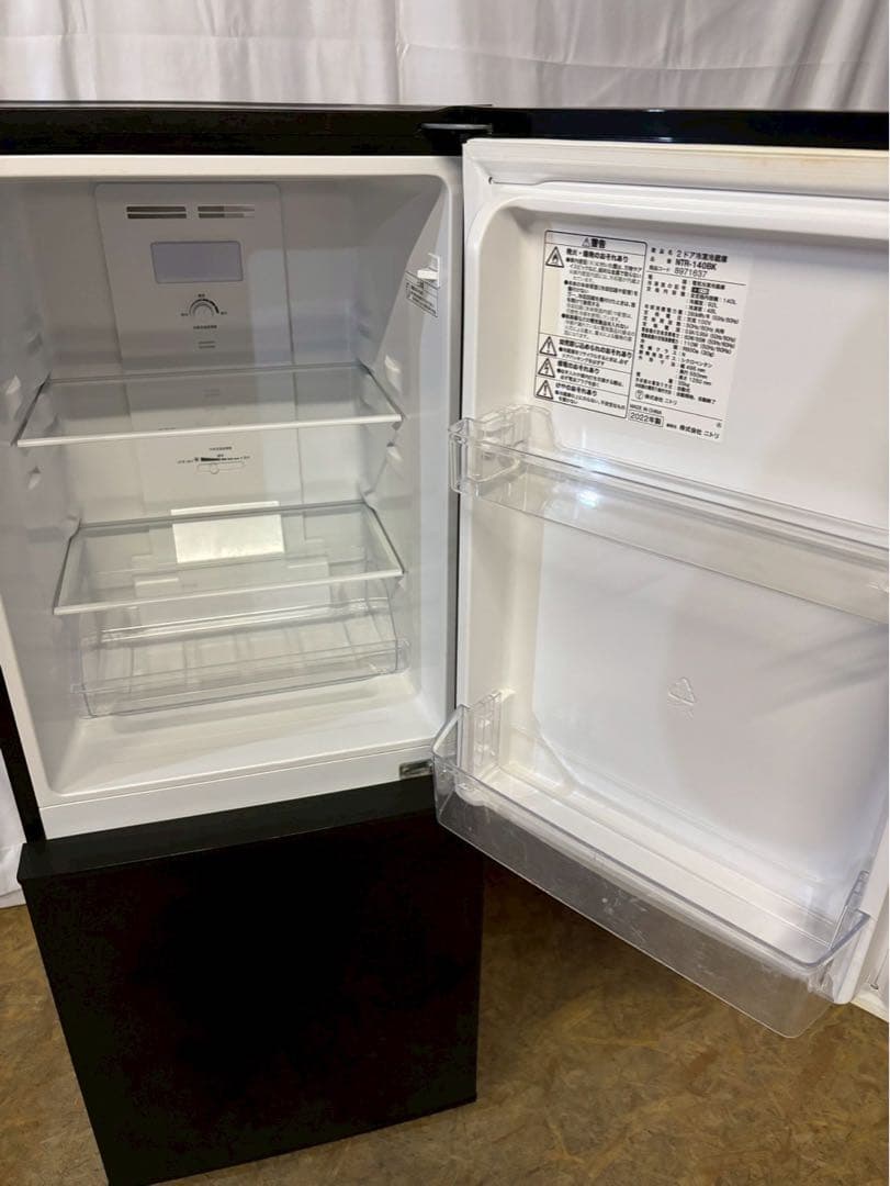 ニトリ 2ドア冷蔵庫 NTR-140BK 2022年製140L