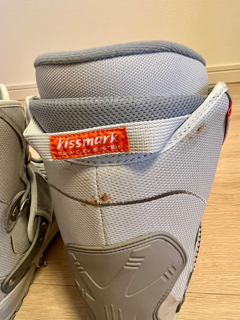 kiss mark スノーボードブーツ グレー
